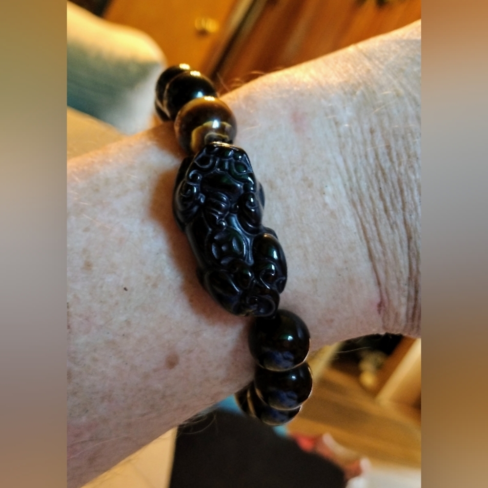New Pixiu Wealth Feng Shui Stretch Bracelet